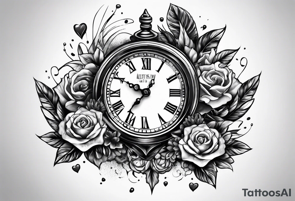 Time is now tattoo idea