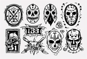Friday the 13th tattoo idea