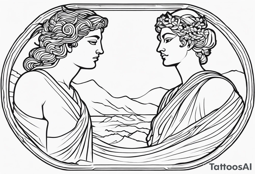 Greek mythology tattoo idea