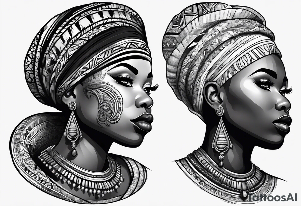 african tattoo idea