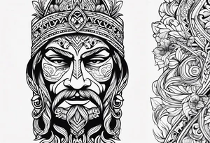 Slavic folktale tattoo idea