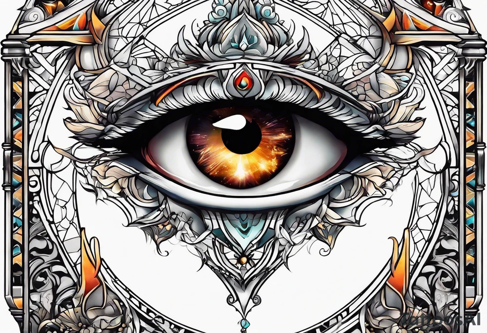 Portal to another world tattoo idea
