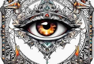 Portal to another world tattoo idea
