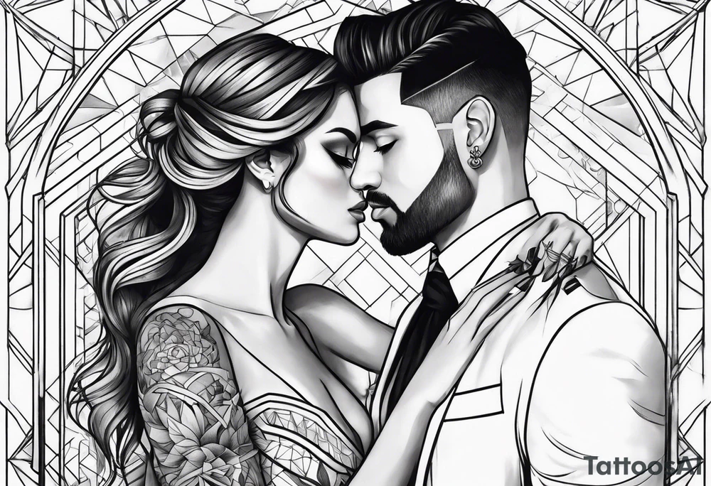 Couple tattoo tattoo idea