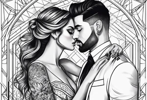 Couple tattoo tattoo idea
