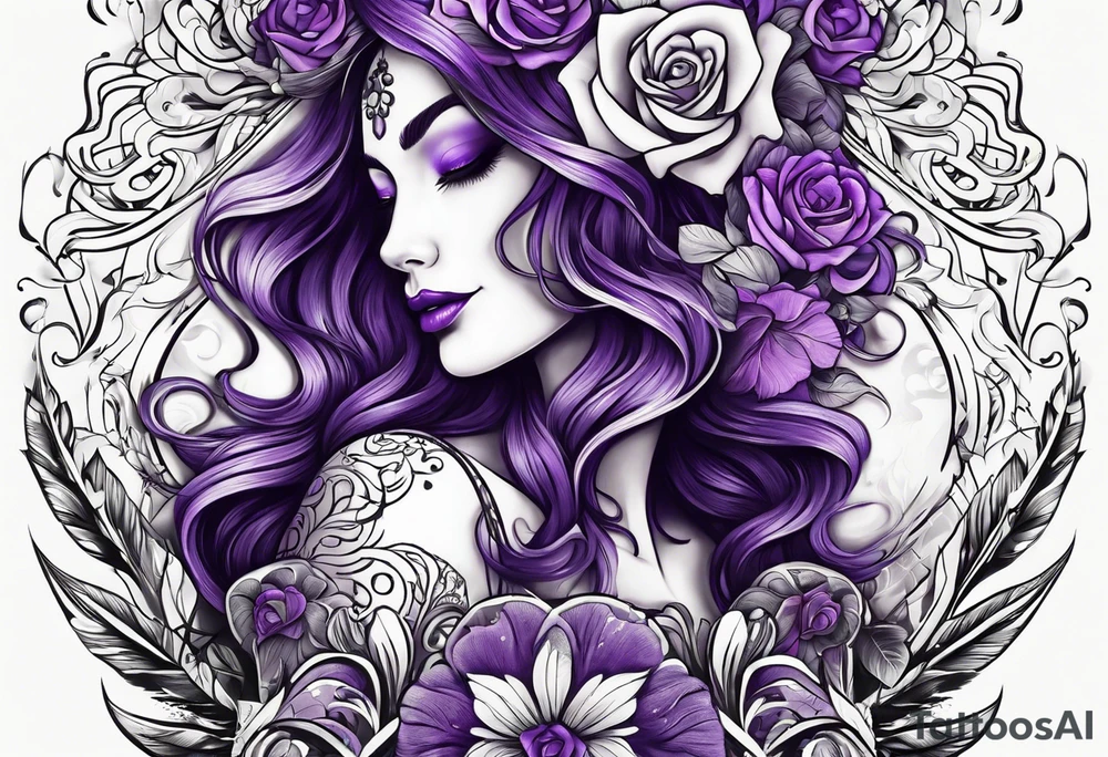 The words- I purple you tattoo idea