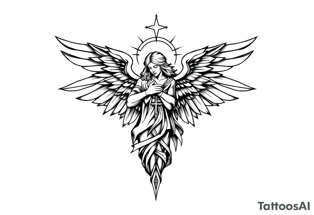 Holy Archangel, Biblical, Christian, Archangel Michael tattoo idea