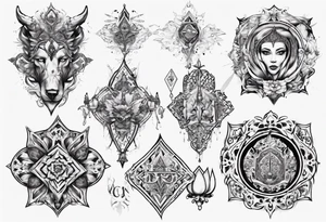 king royal morocco back tattoo idea