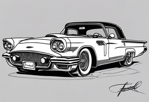 Ford Thunderbird Nickelback tattoo idea