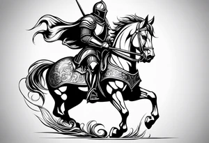 Knight tattoo idea