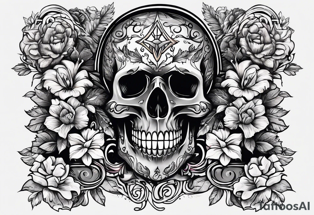 dead inside happy on the outside tattoo idea