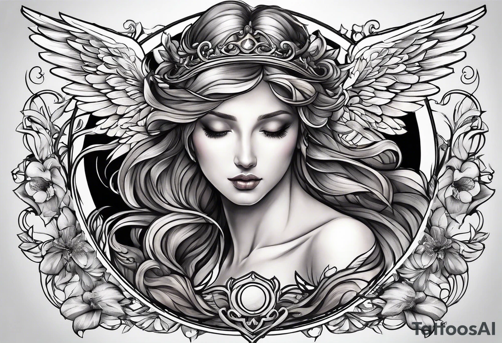 angel's halo tattoo idea