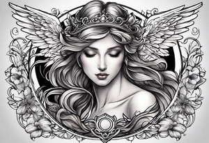 angel's halo tattoo idea