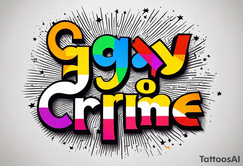 Be Gay Do Crime tattoo idea