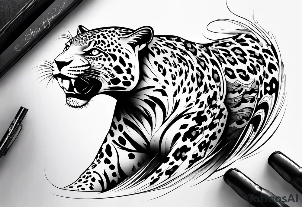 Jaguar tattoo idea