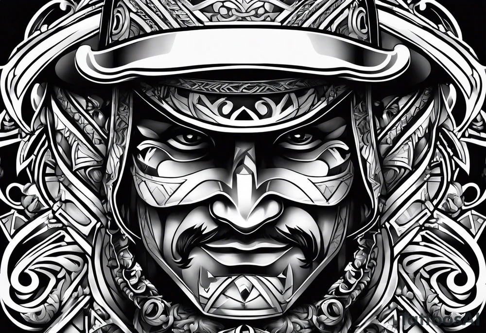 Ironworker tribal tattoo idea