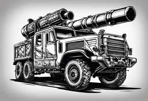 rocket launcher tattoo idea