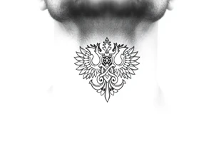 russian christian orthodox military neck design front facing tattoo idea