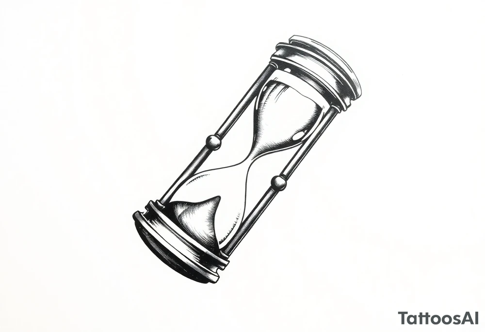 Hour glass tattoo idea