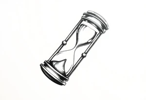 Hour glass tattoo idea