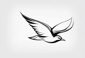 Flying Birds tattoo idea