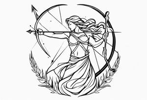 sagittarius, faith, strong, warrior, god, jesus, christ tattoo idea