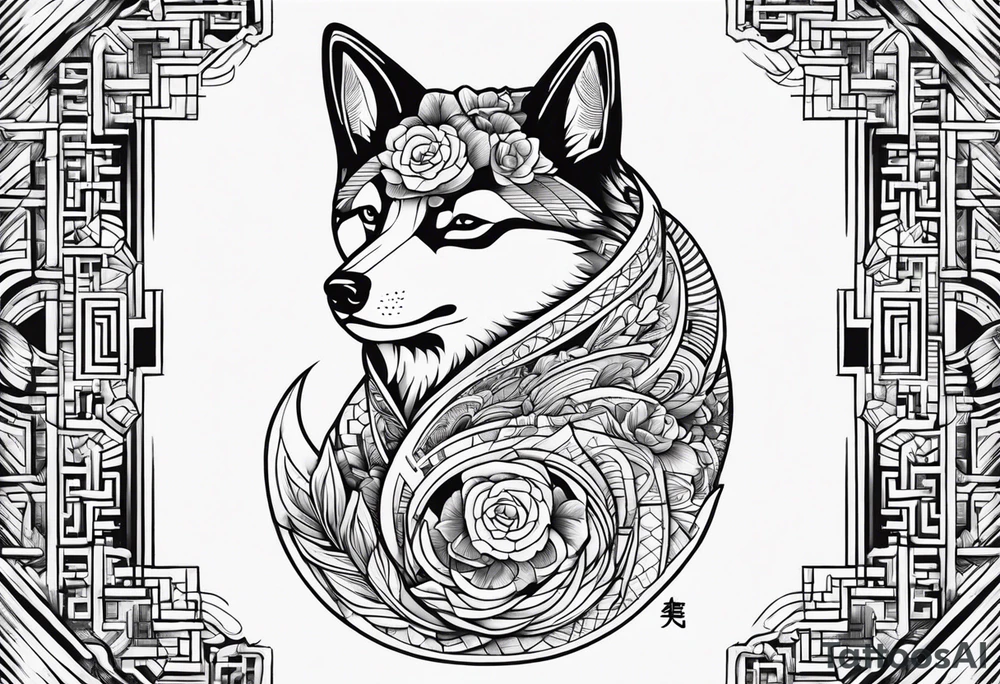 Taiju Shiba back tattoo tattoo idea