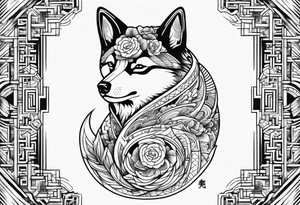 Taiju Shiba back tattoo tattoo idea