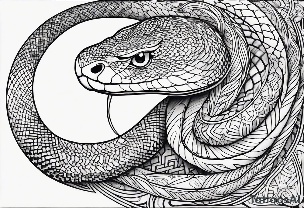 Snake tattoo idea
