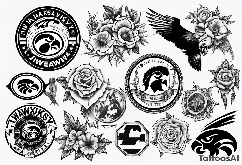Iowa Hawkeyes tattoo idea