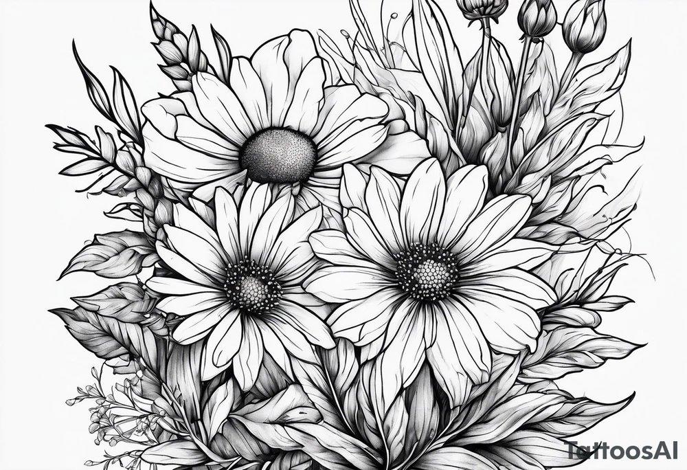 hills, wildflowers, sunshine, small on forearm, fine lines tattoo idea hills, wildflowers, sunshine, small on forearm, fine lines tattoo idea