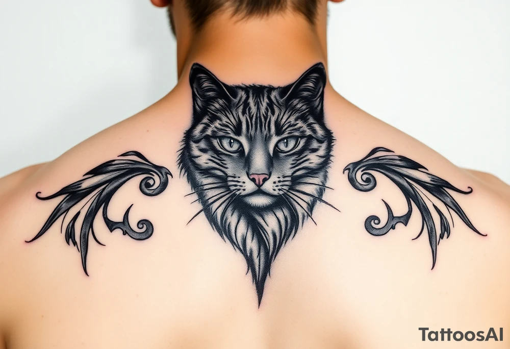 Black Cat tattoo idea