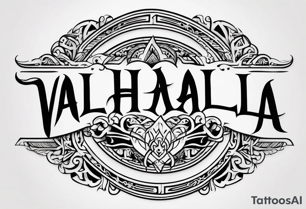 Valhalla tattoo idea