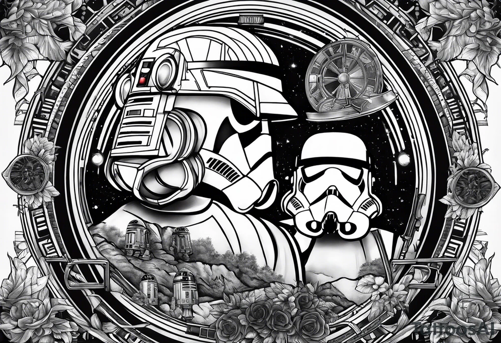 Star wars, doctor who tattoo idea