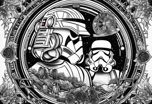 Star wars, doctor who tattoo idea
