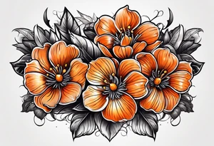 Orange tattoo idea