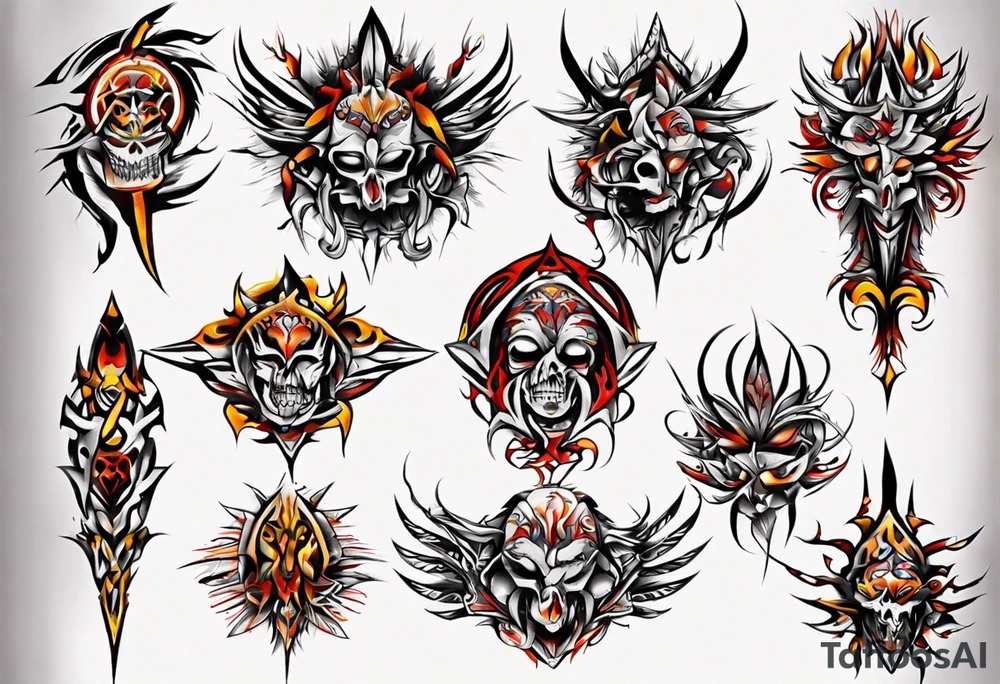 Sexy tatoo menage FMF tattoo idea