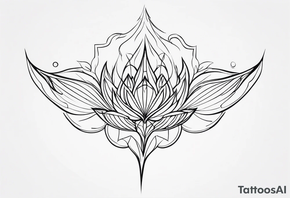 Upside down tattoo idea