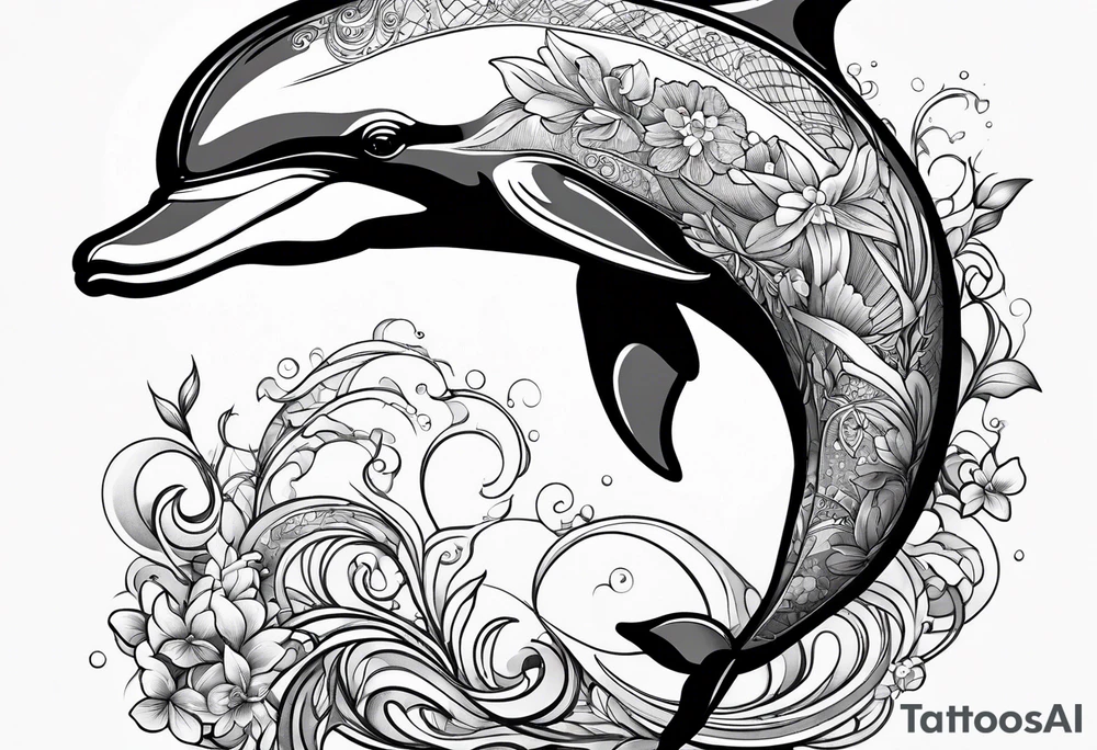 dolphin tattoo idea