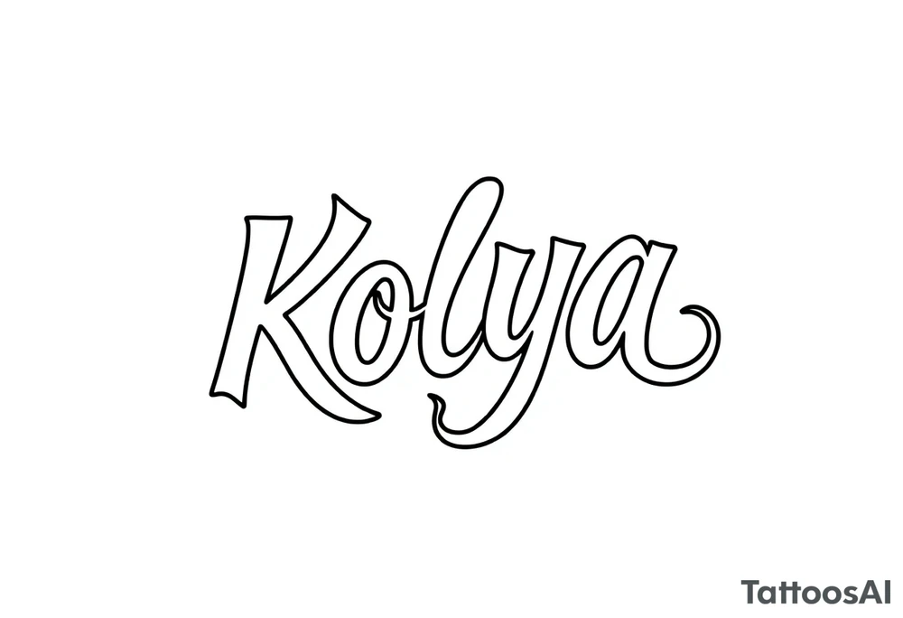 Kolya tattoo idea