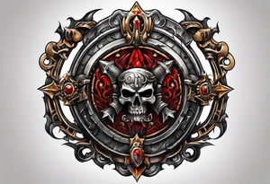 Warhammer inquisitorial seal tattoo idea