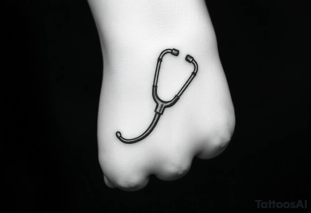 stethoscope , nurse tattoo idea
