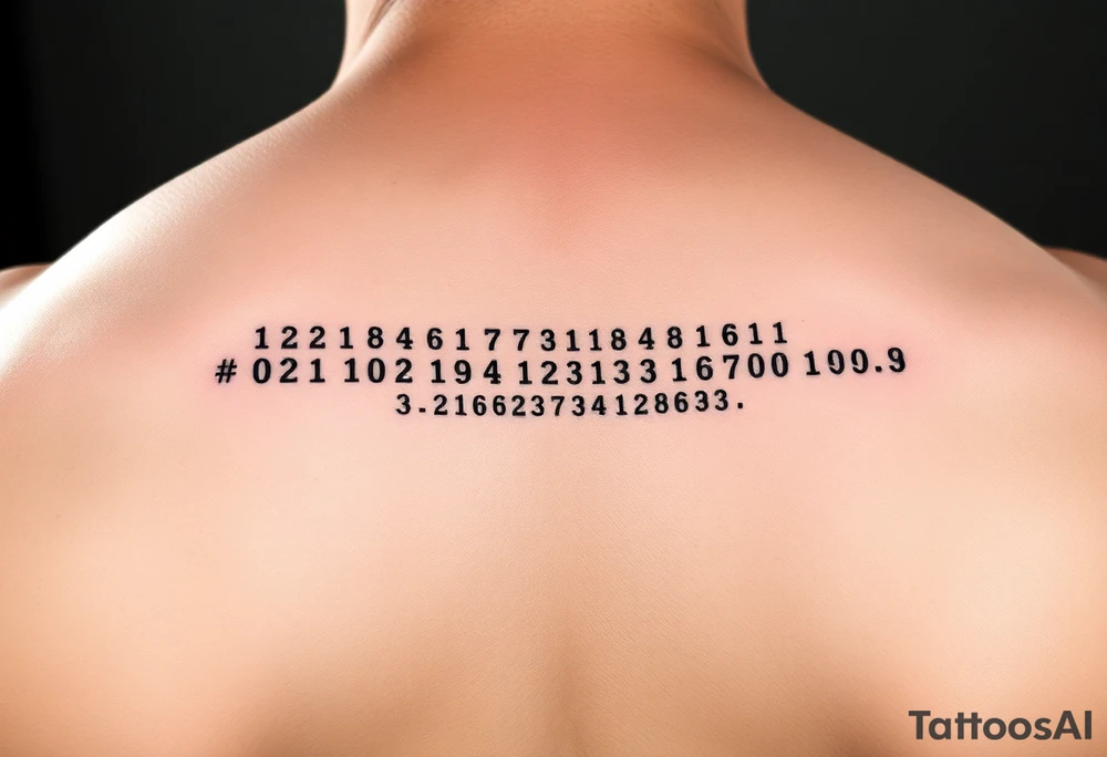 Morse code tattoo idea