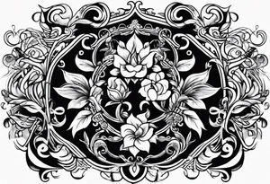 Rock a billy motive tattoo idea
