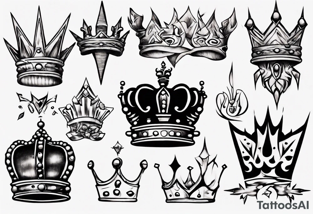 crown tattoo idea