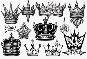 crown tattoo idea