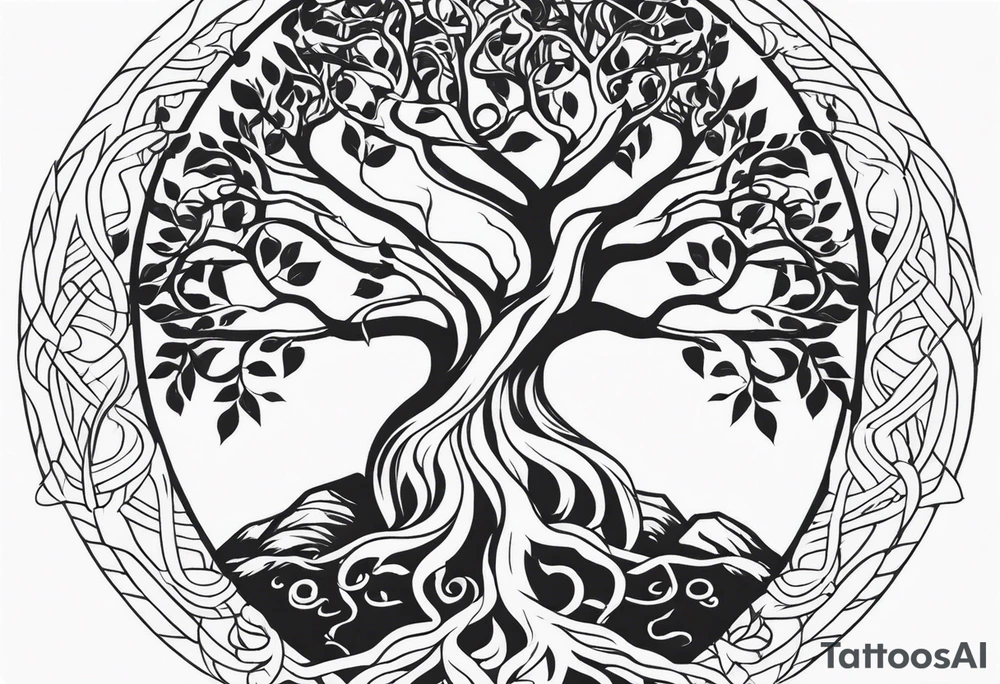 Yggdrasil tattoo idea