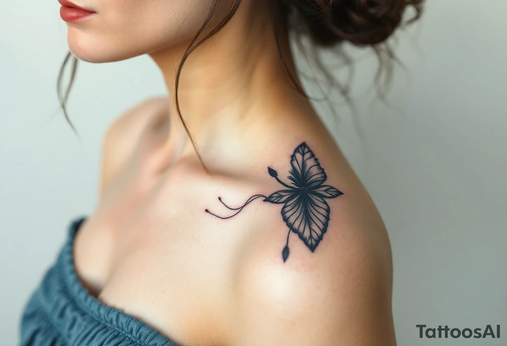 Can you design me a tattoo that represents a woman whose life has been shattered by broken trust, infidelitty, and alcoholism. But everyday she’s working at putting the pieces back together and is held together by her son, and hope for the future tattoo idea