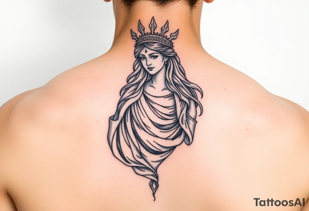 Rome goddess tattoo idea
