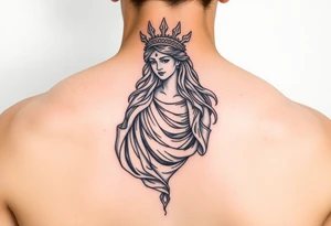 Rome goddess tattoo idea